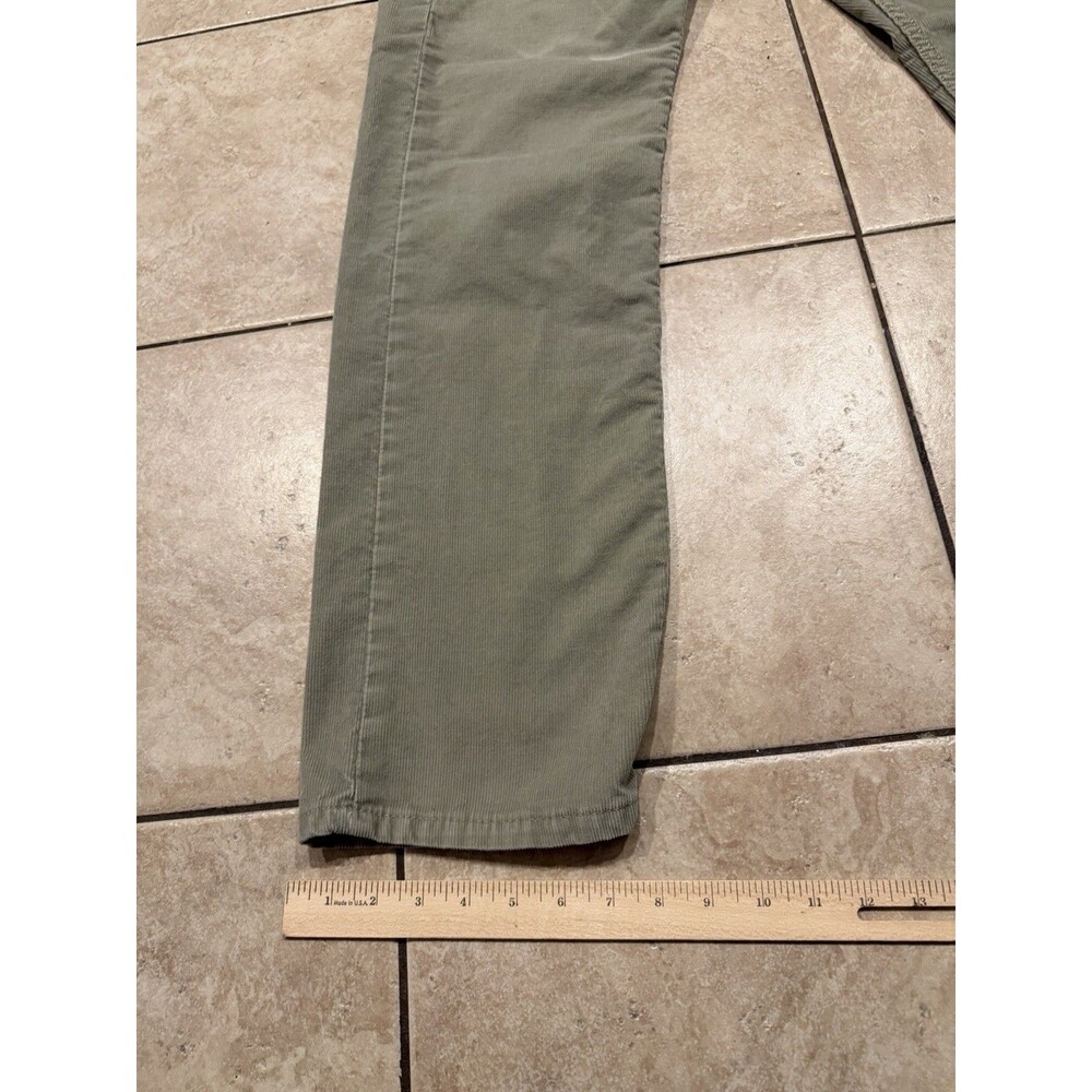 Levis 505 Corduroy Pants Mens 36x32 Straight Leg Tan White Tab Khaki Chino - Picture 9 of 9